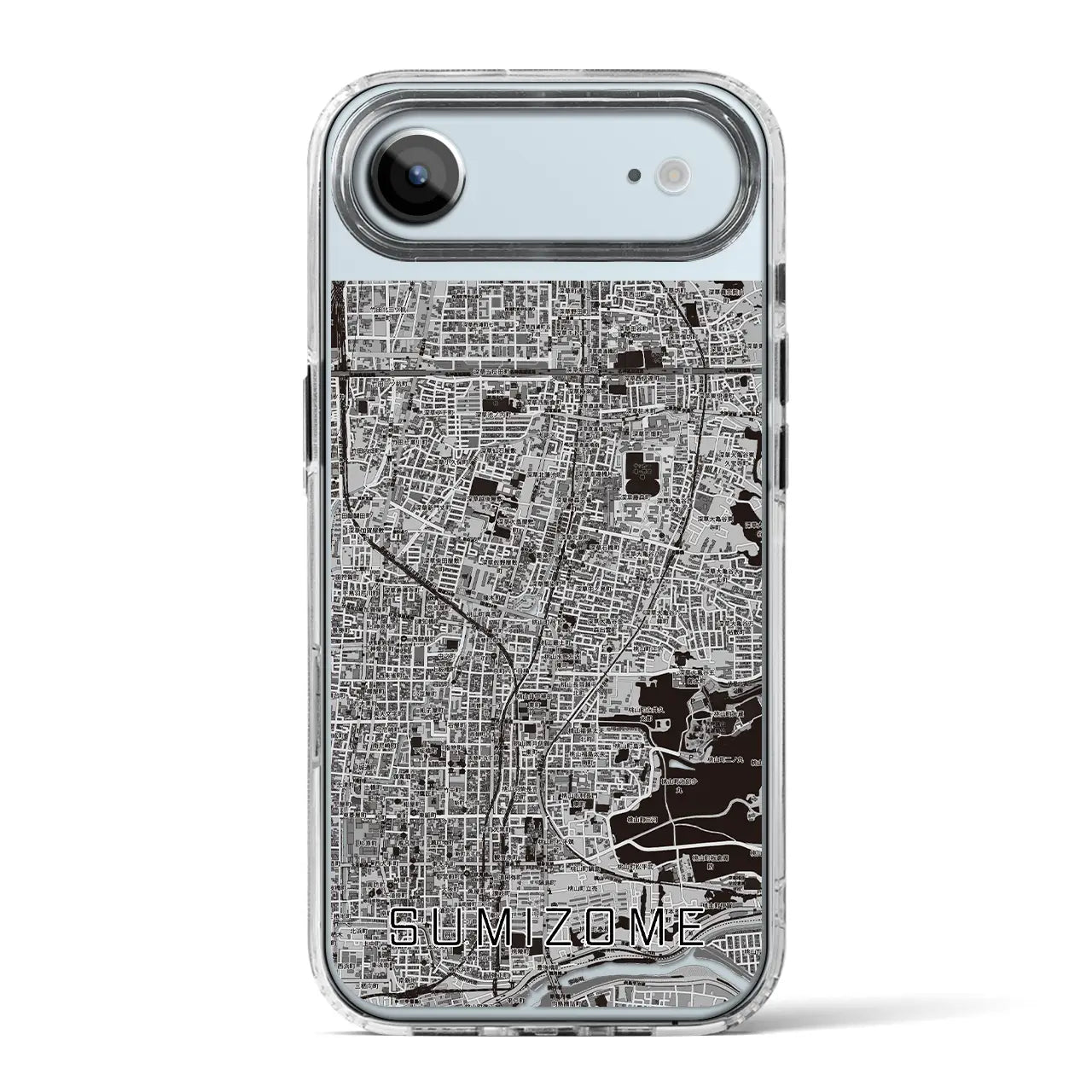 【墨染（京都府）】地図柄iPhoneケース（MagSafeタイプ）