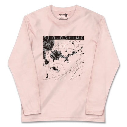 【周防大島（山口県）】地図柄ロングスリーブTシャツ