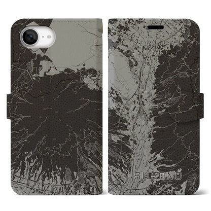 【裾野（静岡県）】地図柄iPhoneケース（手帳タイプ）