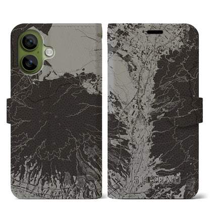 【裾野（静岡県）】地図柄iPhoneケース（手帳タイプ）