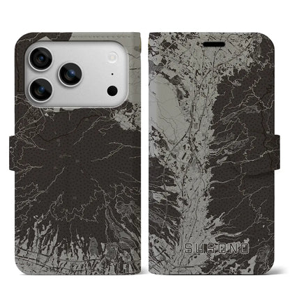 【裾野（静岡県）】地図柄iPhoneケース（手帳タイプ）