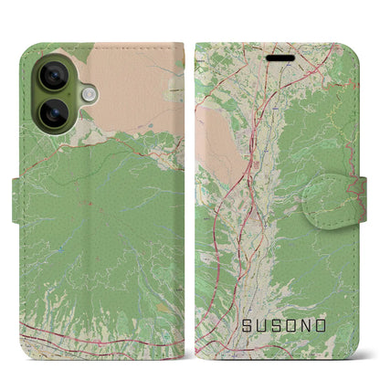 【裾野（静岡県）】地図柄iPhoneケース（手帳タイプ）