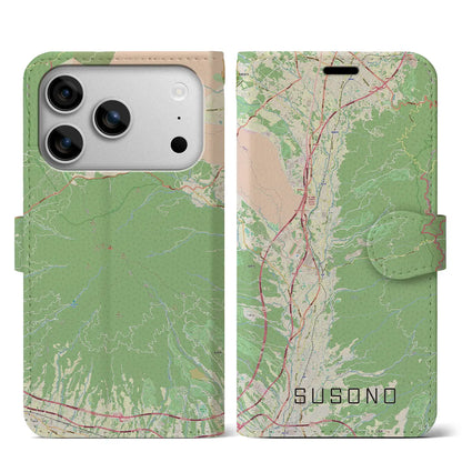 【裾野（静岡県）】地図柄iPhoneケース（手帳タイプ）