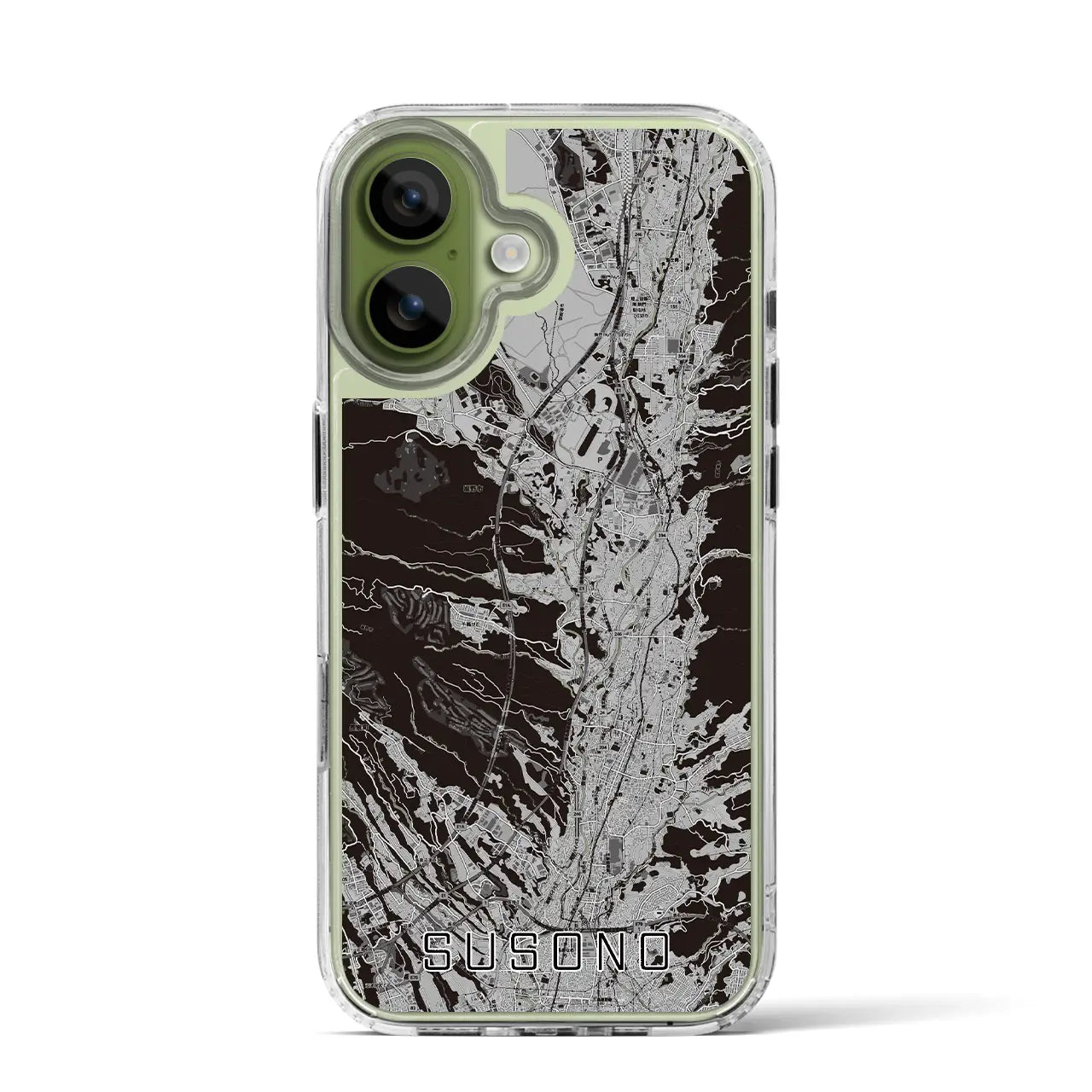 【裾野（静岡県）】地図柄iPhoneケース（MagSafeタイプ）