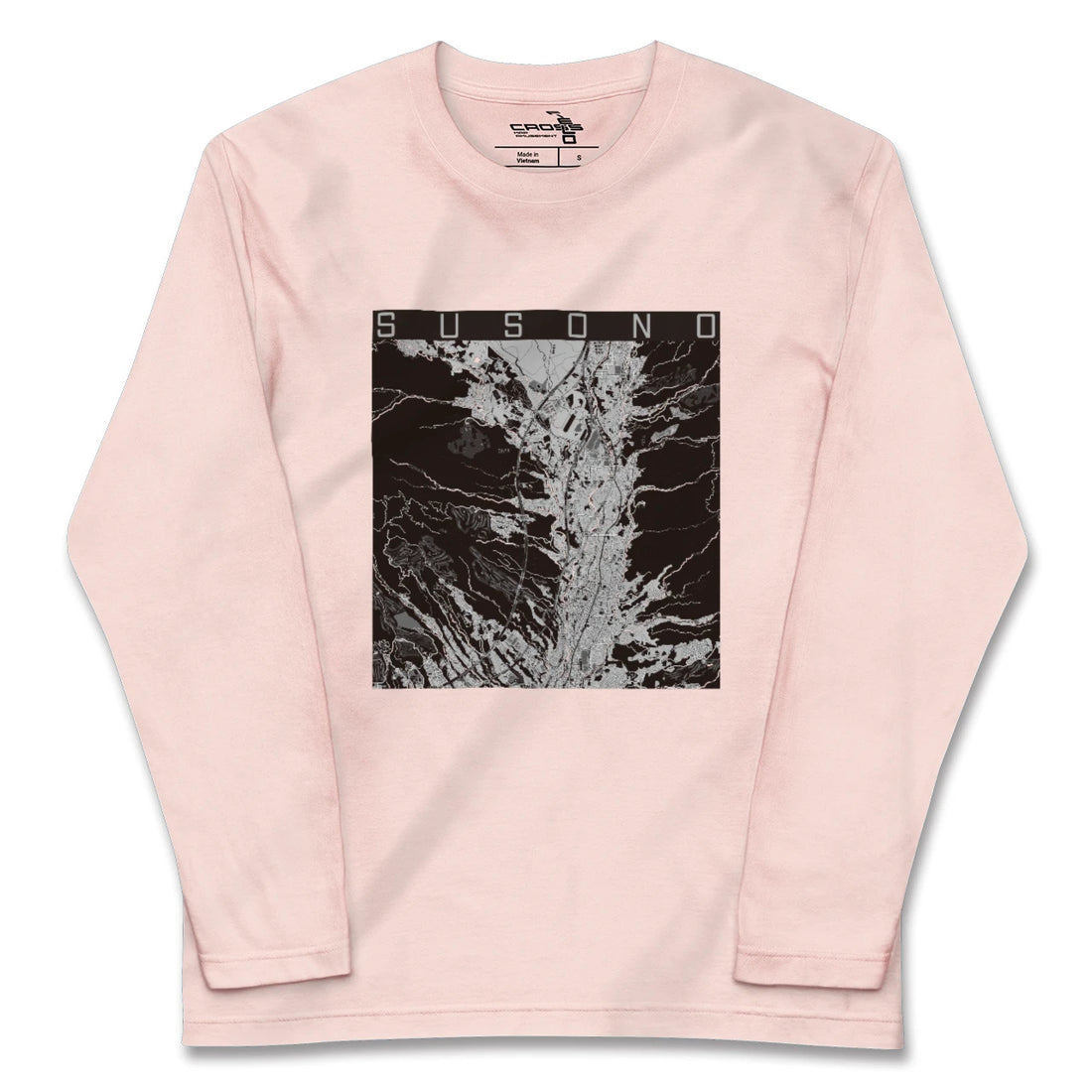 【裾野(静岡県)】地図柄ロングスリーブTシャツ