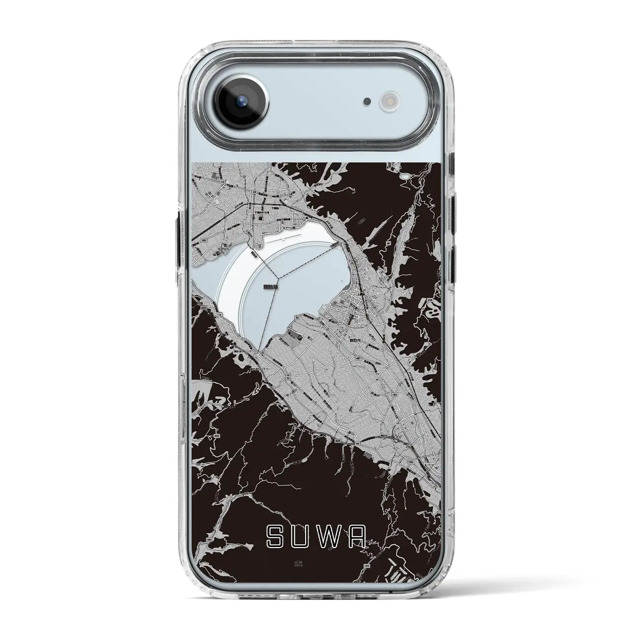 【諏訪（長野県）】地図柄iPhoneケース（MagSafeタイプ）