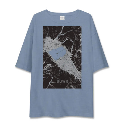 【諏訪（長野県）】地図柄ビッグシルエットTシャツ