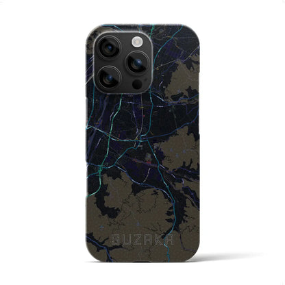 【須坂（長野県）】地図柄iPhoneケース（バックカバータイプ）