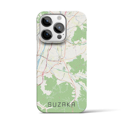 【須坂（長野県）】地図柄iPhoneケース（バックカバータイプ）