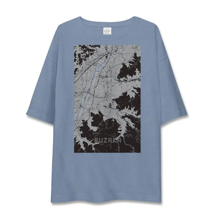【須坂（長野県）】地図柄ビッグシルエットTシャツ
