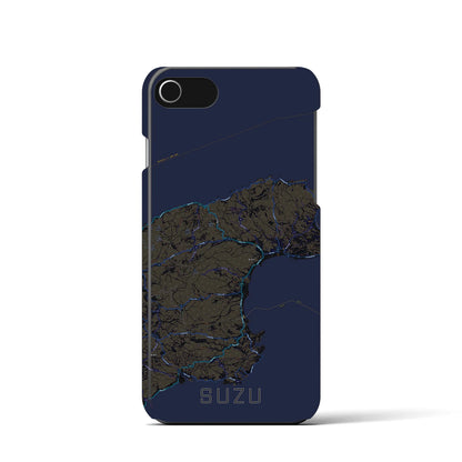 【珠洲（石川県）】地図柄iPhoneケース（バックカバータイプ）