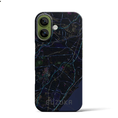 【鈴鹿（三重県）】地図柄iPhoneケース（バックカバータイプ）