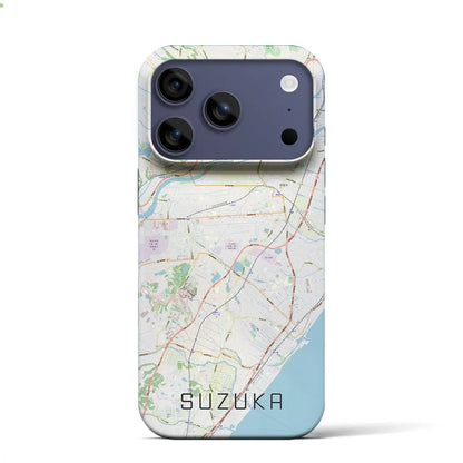 【鈴鹿（三重県）】地図柄iPhoneケース（バックカバータイプ）