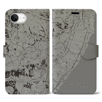 【鈴鹿（三重県）】地図柄iPhoneケース（手帳タイプ）