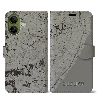 【鈴鹿（三重県）】地図柄iPhoneケース（手帳タイプ）