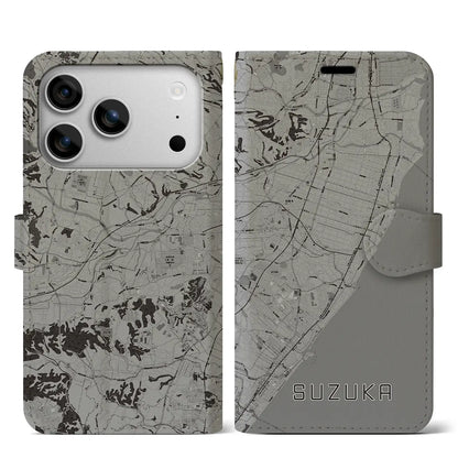 【鈴鹿（三重県）】地図柄iPhoneケース（手帳タイプ）