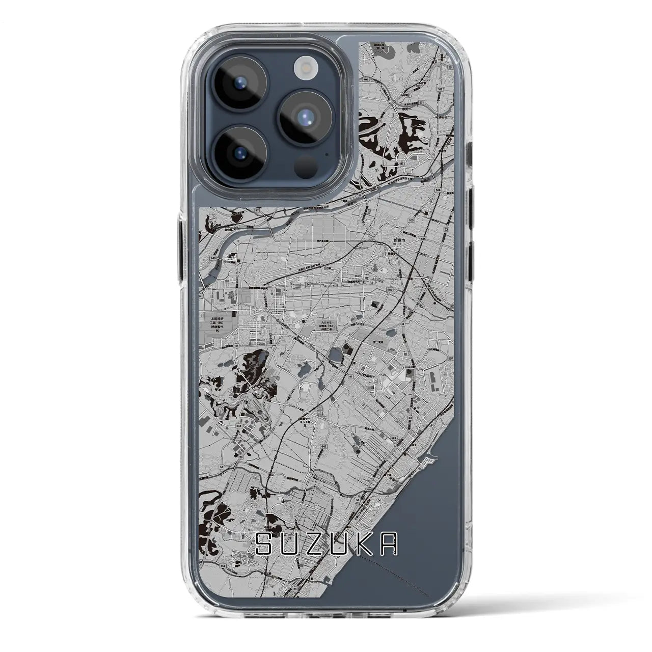 【鈴鹿（三重県）】地図柄iPhoneケース（MagSafeタイプ）
