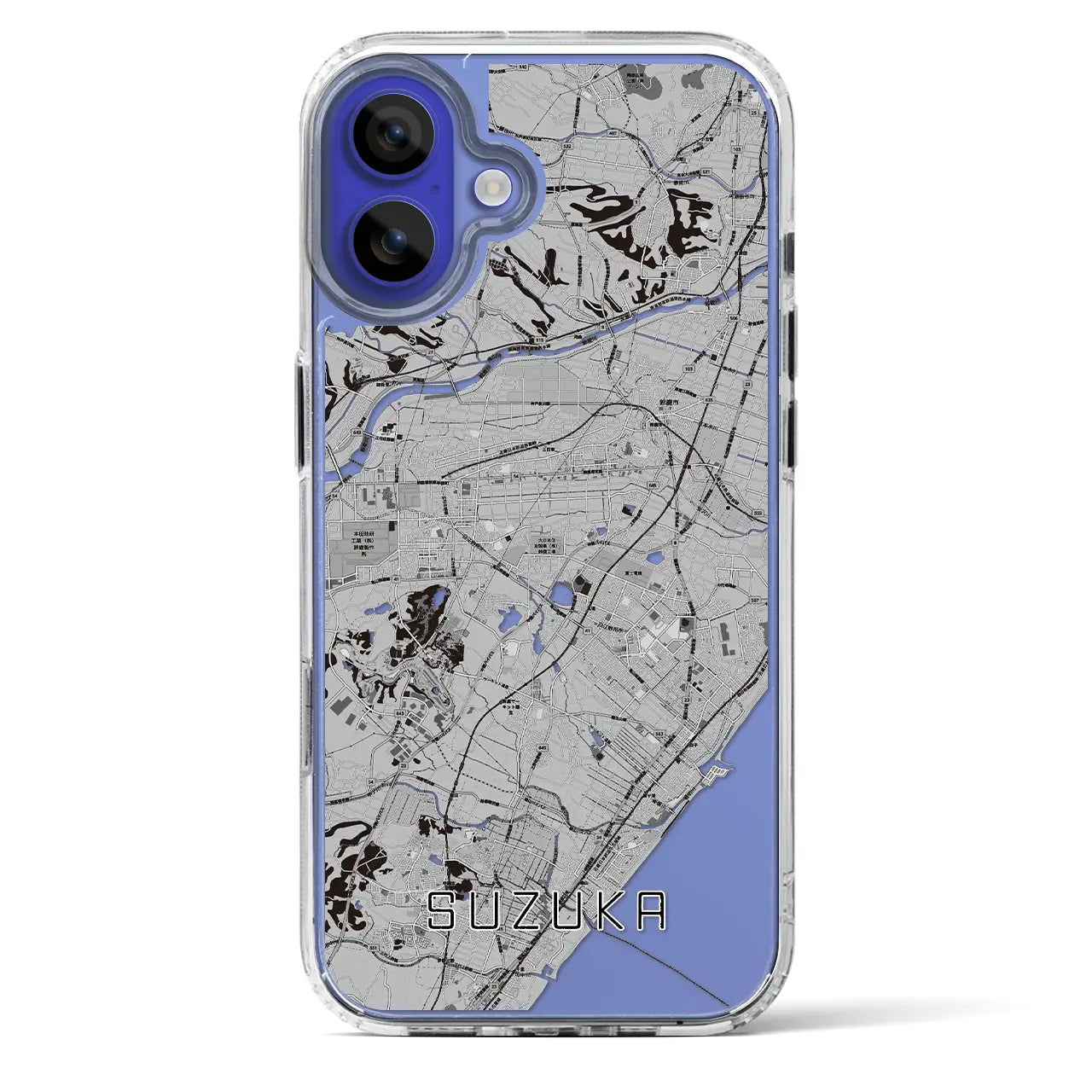 【鈴鹿（三重県）】地図柄iPhoneケース（MagSafeタイプ）
