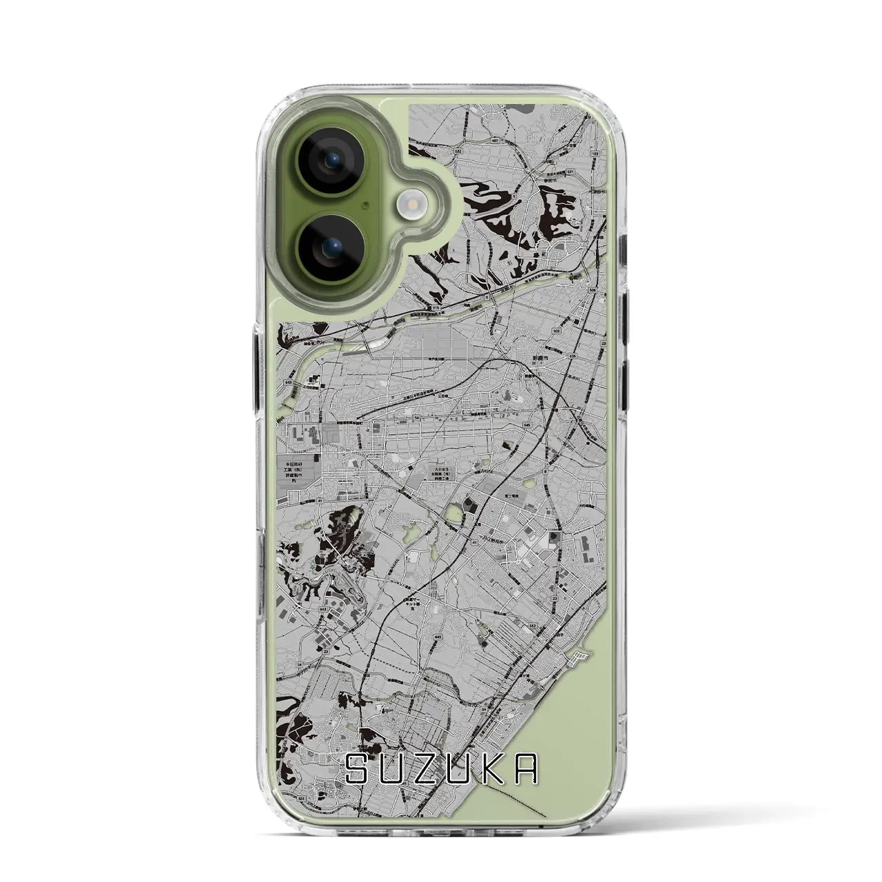 【鈴鹿（三重県）】地図柄iPhoneケース（MagSafeタイプ）