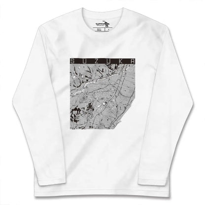 【鈴鹿（三重県）】地図柄ロングスリーブTシャツ