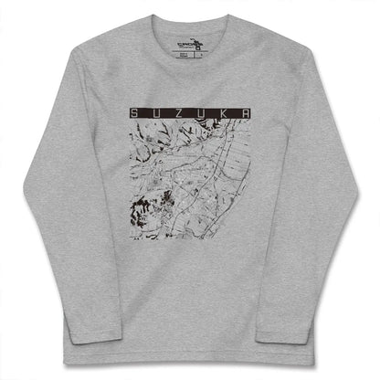 【鈴鹿（三重県）】地図柄ロングスリーブTシャツ
