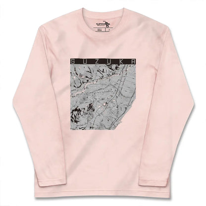 【鈴鹿（三重県）】地図柄ロングスリーブTシャツ