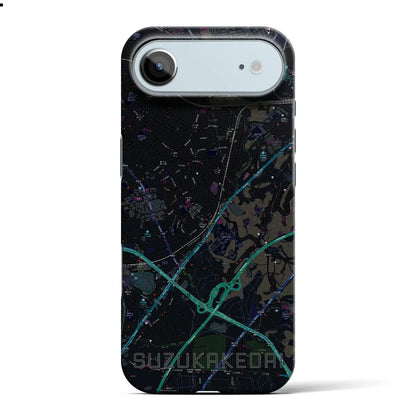 【すずかけ台（東京都）】地図柄iPhoneケース（バックカバータイプ）