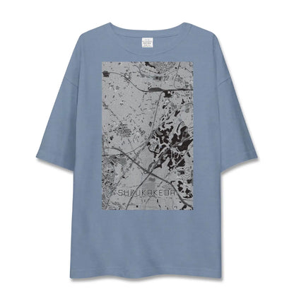 【すずかけ台（東京都）】地図柄ビッグシルエットTシャツ