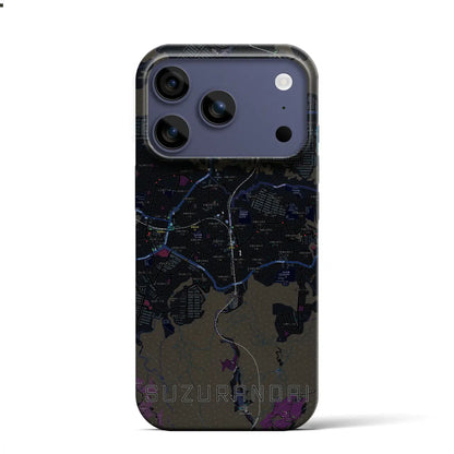 【鈴蘭台（兵庫県）】地図柄iPhoneケース（バックカバータイプ）