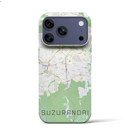 【鈴蘭台（兵庫県）】地図柄iPhoneケース（バックカバータイプ）