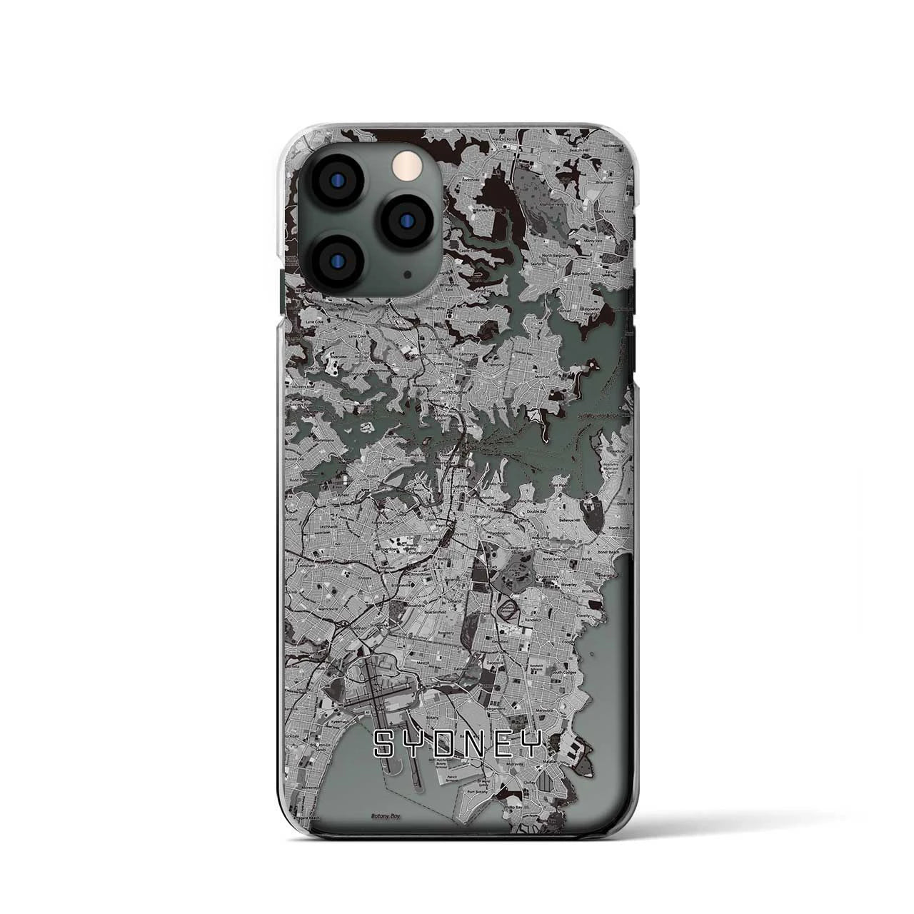 【シドニー（オーストラリア）】地図柄iPhoneケース（クリアタイプ）
