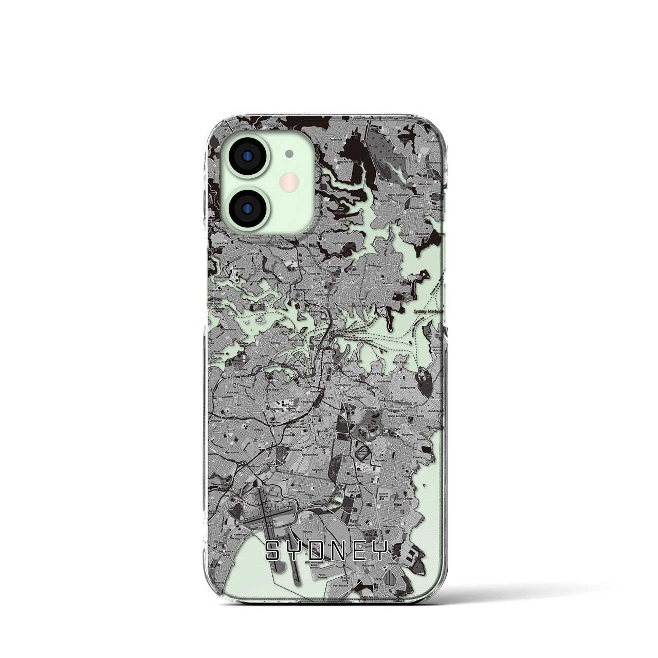 【シドニー（オーストラリア）】地図柄iPhoneケース（クリアタイプ）
