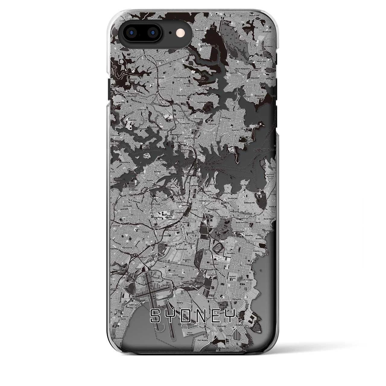【シドニー（オーストラリア）】地図柄iPhoneケース（クリアタイプ）