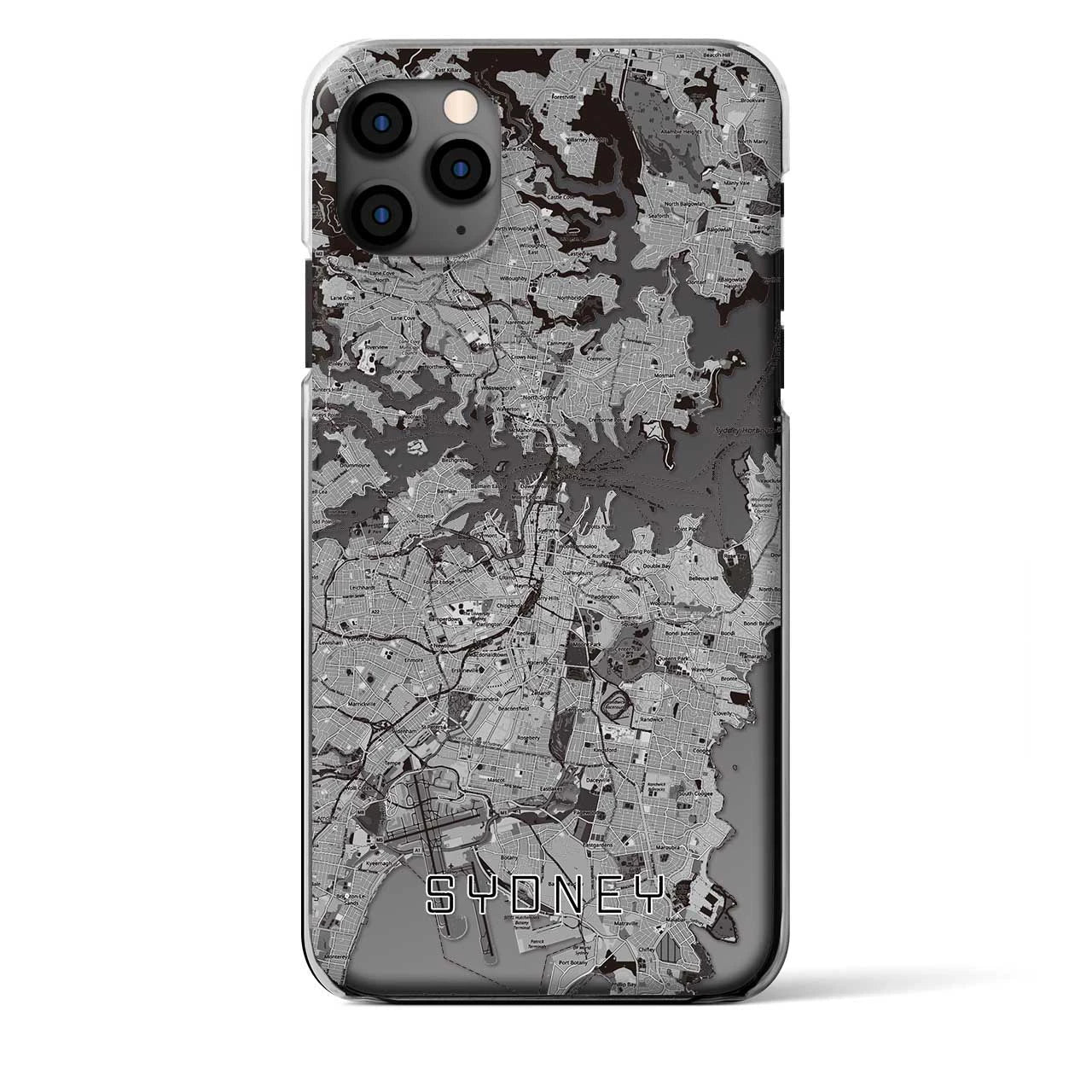 【シドニー（オーストラリア）】地図柄iPhoneケース（クリアタイプ）