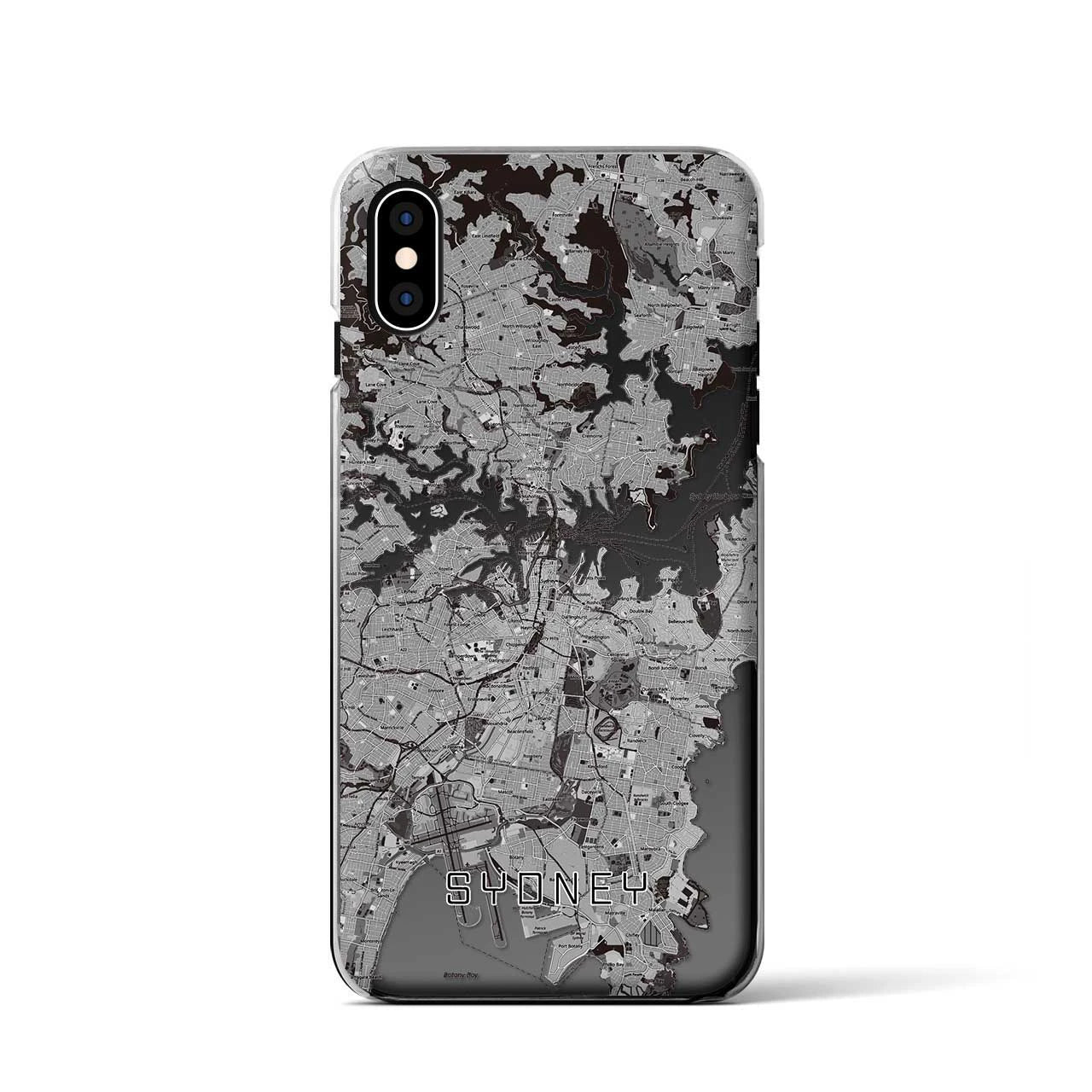 【シドニー（オーストラリア）】地図柄iPhoneケース（クリアタイプ）