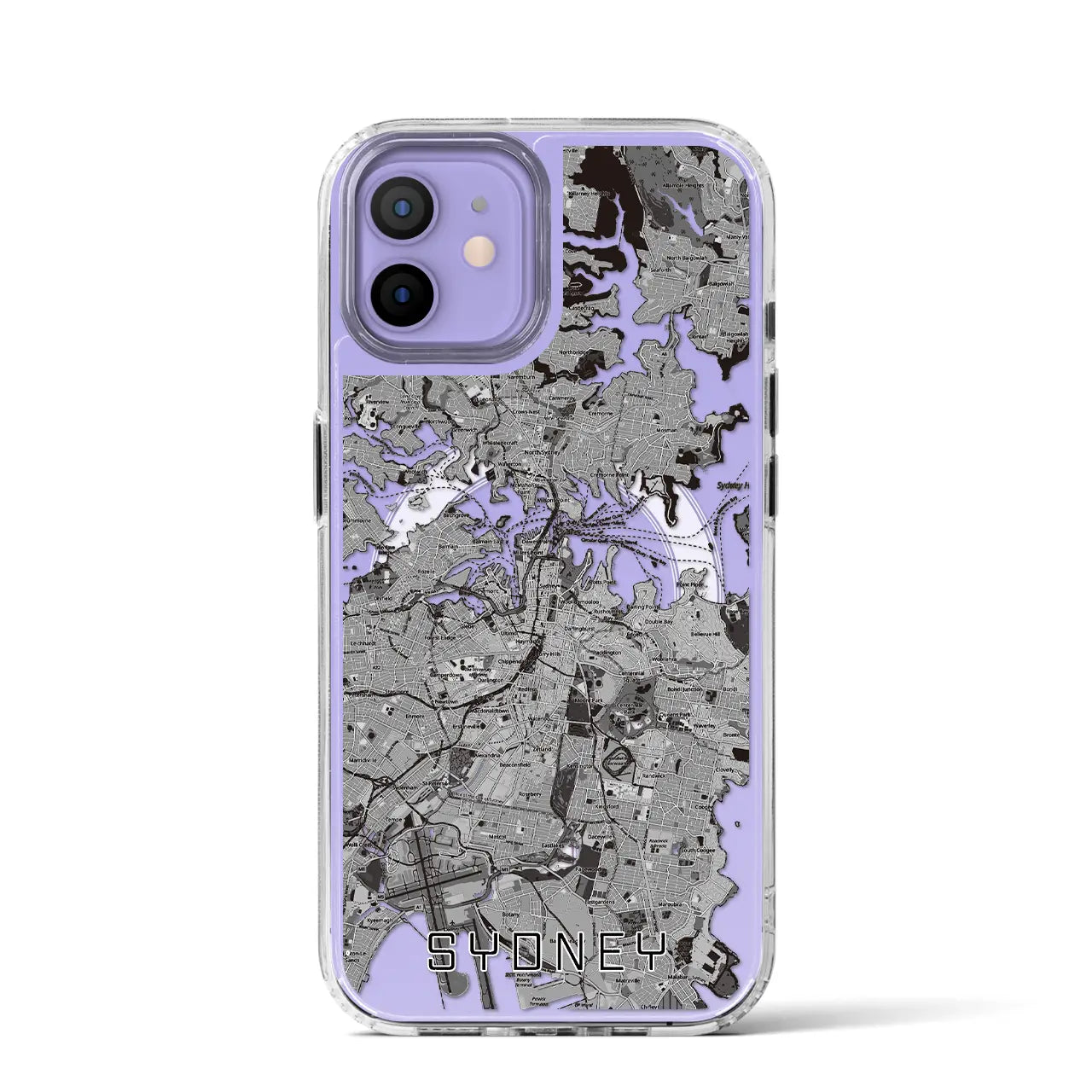 【シドニー（オーストラリア）】地図柄iPhoneケース（MagSafeタイプ）
