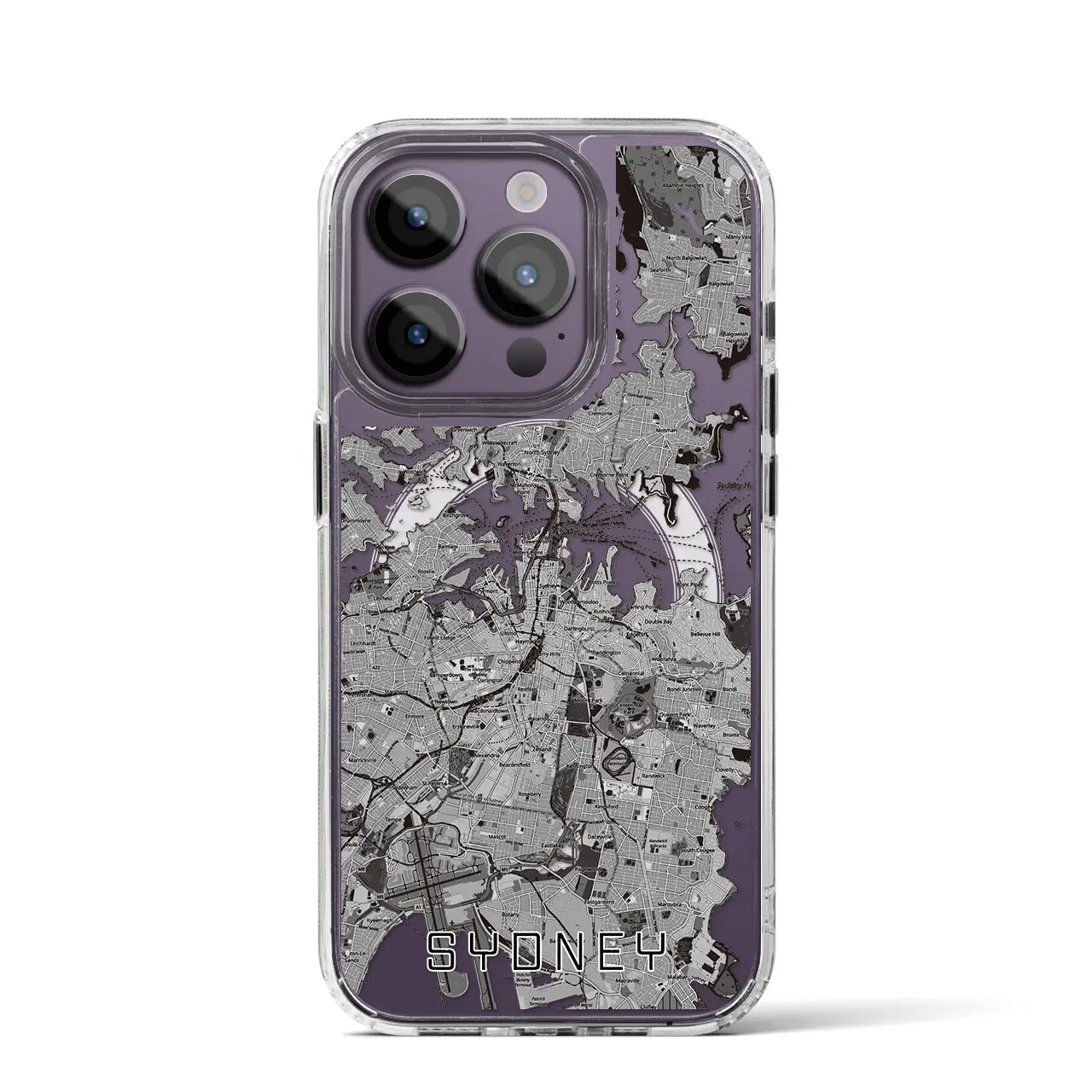 【シドニー（オーストラリア）】地図柄iPhoneケース（MagSafeタイプ）