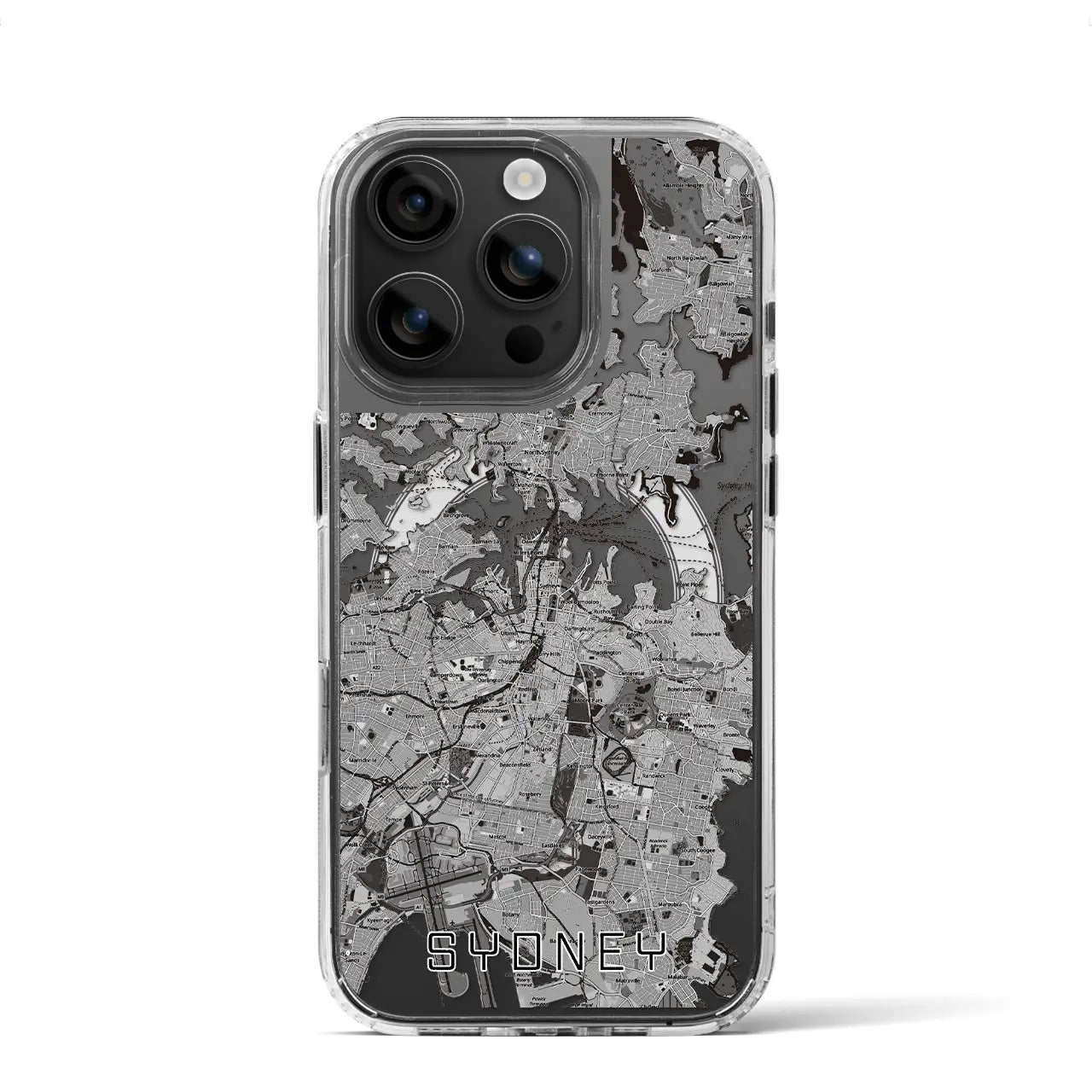 【シドニー（オーストラリア）】地図柄iPhoneケース（MagSafeタイプ）