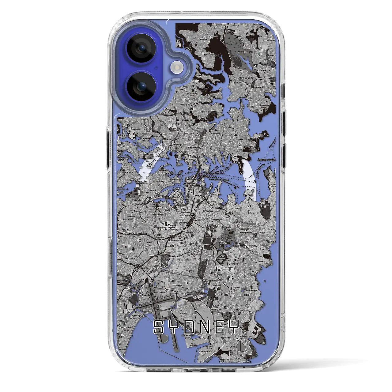 【シドニー（オーストラリア）】地図柄iPhoneケース（MagSafeタイプ）