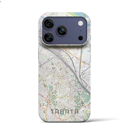 【田端（東京都）】地図柄iPhoneケース（バックカバータイプ）