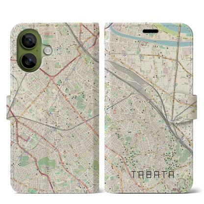 【田端（東京都）】地図柄iPhoneケース（手帳タイプ）