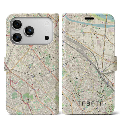 【田端（東京都）】地図柄iPhoneケース（手帳タイプ）