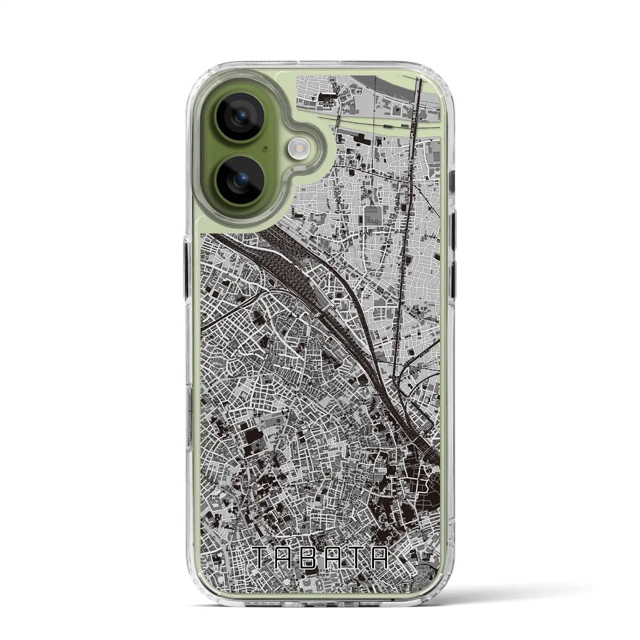 【田端（東京都）】地図柄iPhoneケース（MagSafeタイプ）