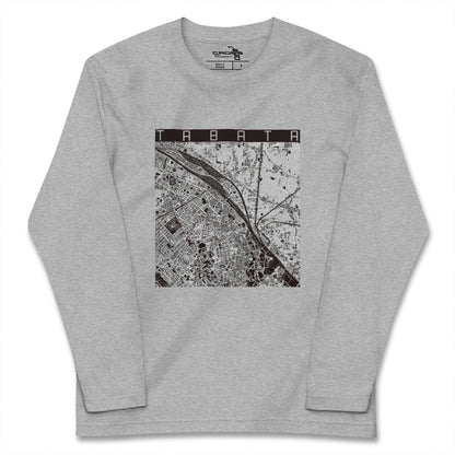 【田端（東京都）】地図柄ロングスリーブTシャツ