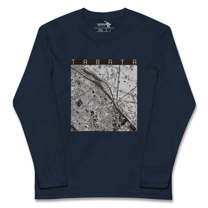 【田端（東京都）】地図柄ロングスリーブTシャツ