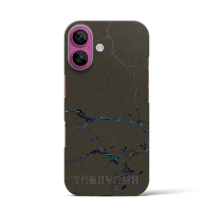 【丹波山（山梨県）】地図柄iPhoneケース（バックカバータイプ）