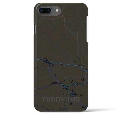 【丹波山（山梨県）】地図柄iPhoneケース（バックカバータイプ）