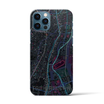 【立会川（東京都）】地図柄iPhoneケース（バックカバータイプ）