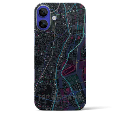 【立会川（東京都）】地図柄iPhoneケース（バックカバータイプ）