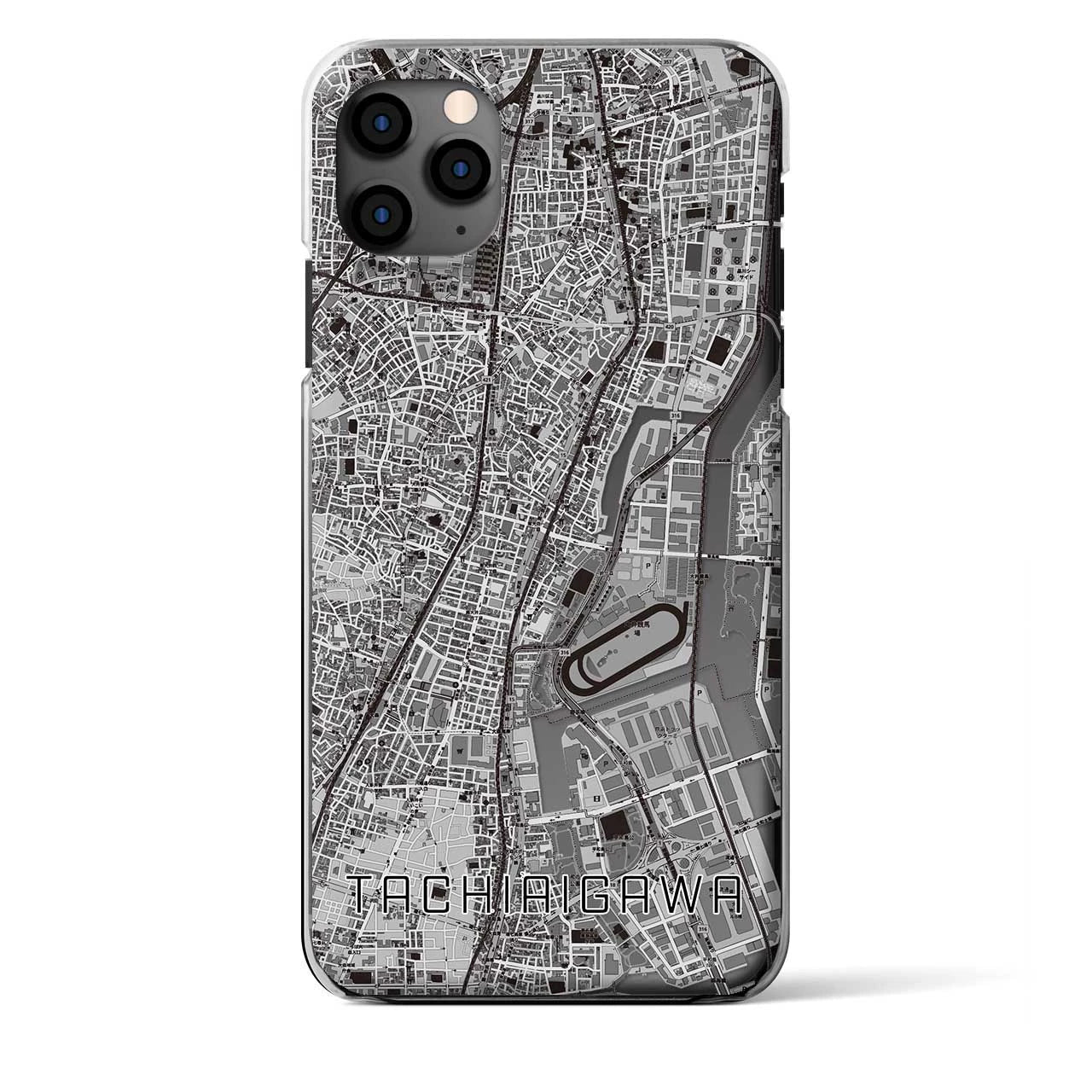 【立会川（東京都）】地図柄iPhoneケース（クリアタイプ）